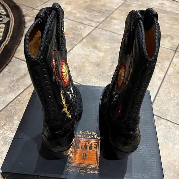 Frye-10- Fit like a 9–Hope Alligator Boots- Like 🆕 - Picture 2 of 9